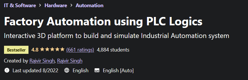 Factory Automation using PLC Logics 2022-8