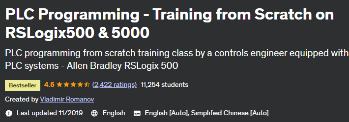 PLC Programming – Training from Scratch on RSLogix500 & 5000 2019-11