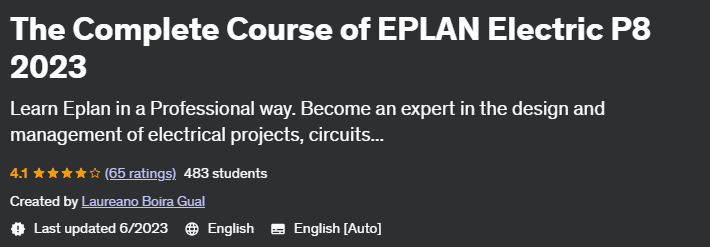 The Complete Course of EPLAN Electric P8 2023 2023-6