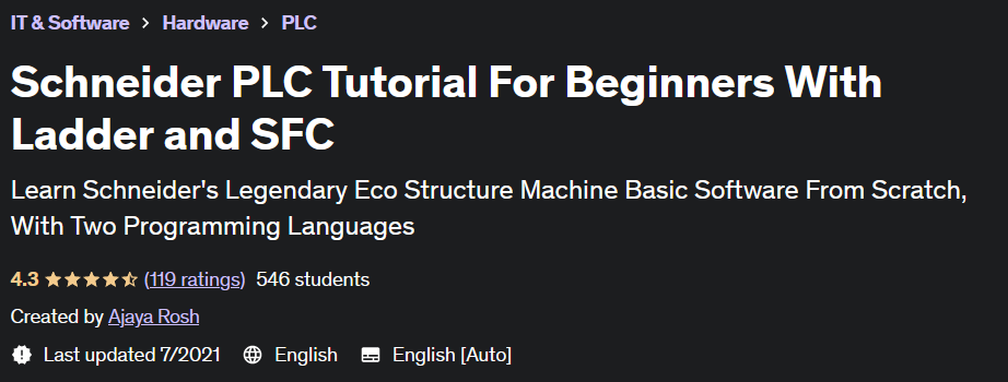 Schneider PLC Tutorial For Beginners With Ladder and SFC 2021-7