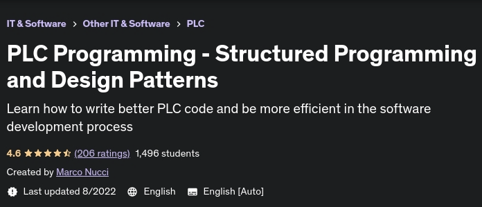 PLC Programming – Structured Programming and Design Patterns