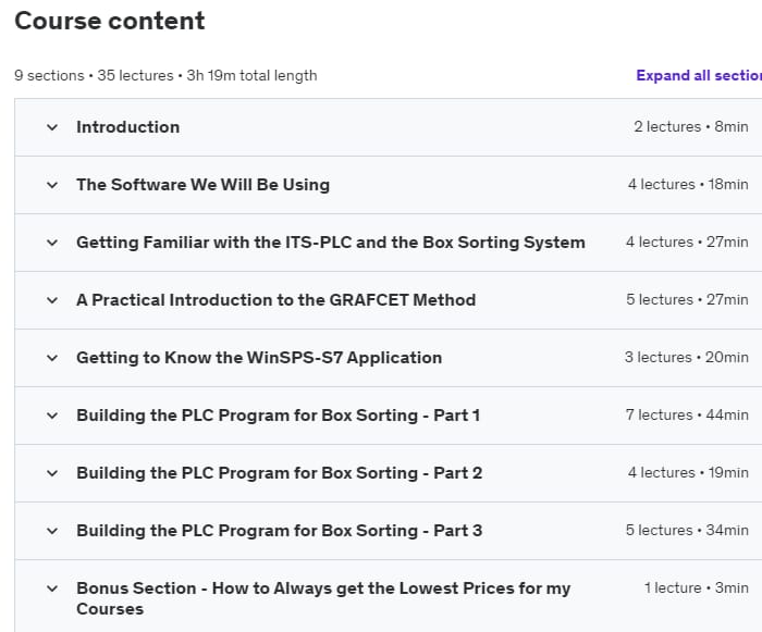 Write a PLC Program for a Box Sorting System using GRAFCET 2021-6