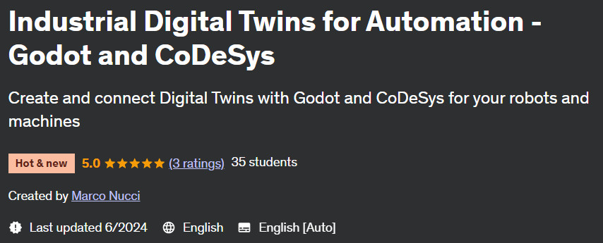 Industrial Digital Twins for Automation – Godot and CoDeSys 2024-6