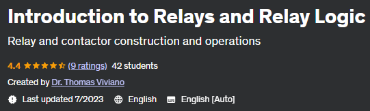 Introduction to Relays and Relay Logic 2023-7
