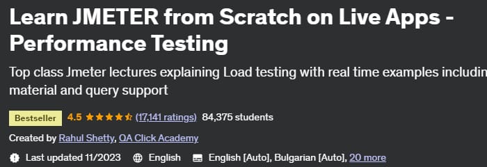 Learn JMETER from Scratch on Live Apps -Performance Testing 2022-08