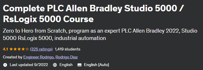 Complete PLC Allen Bradley Studio 5000 / RsLogix 5000 Course 2022-7