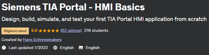 Siemens TIA Portal – HMI Basics 2021-4