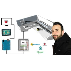 PLC, Arduino and HMI Projects over Modbus TCP: From Scratch 2021-9
