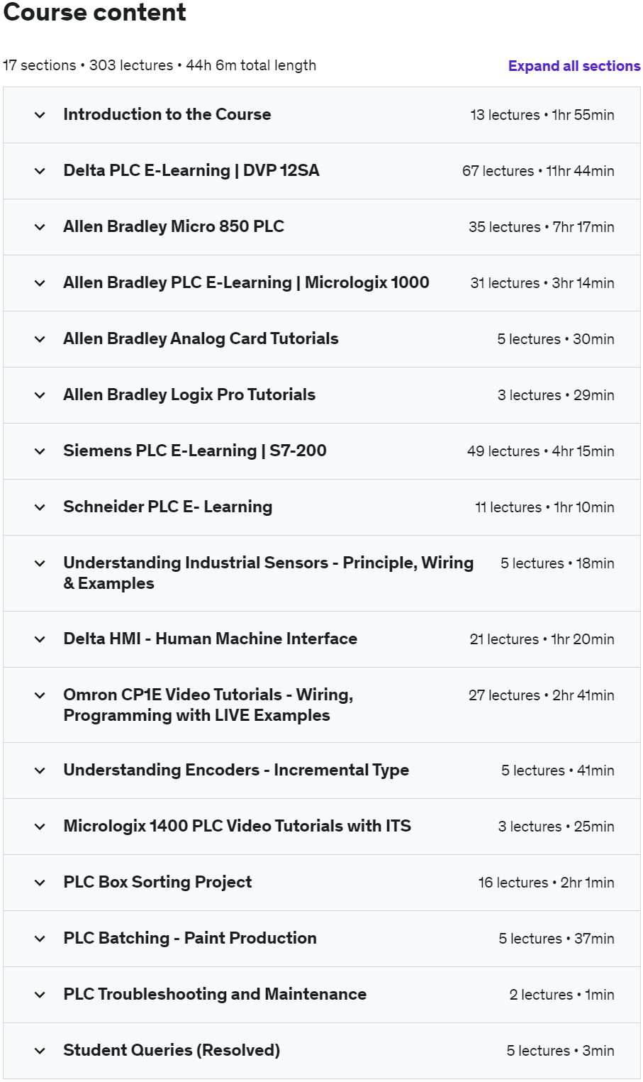 Learn 5 PLCs in a Day-AB, Siemens, Schneider, Omron & Delta 2023-2