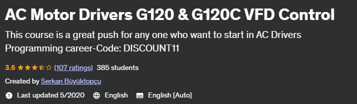 AC Motor Drivers G120 & G120C VFD Control 2020-5