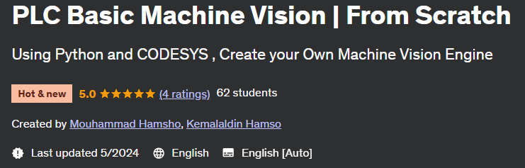 PLC Basic Machine Vision | From Scratch 2024-4